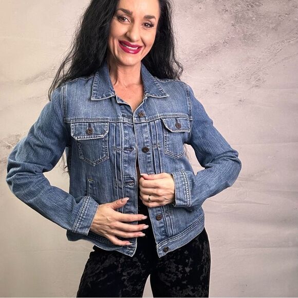 Lucky Brand denim jean jacket coat - Picture 1 of 4